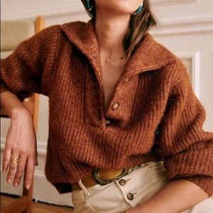 Sezane Micky Jumper in Hazelnut